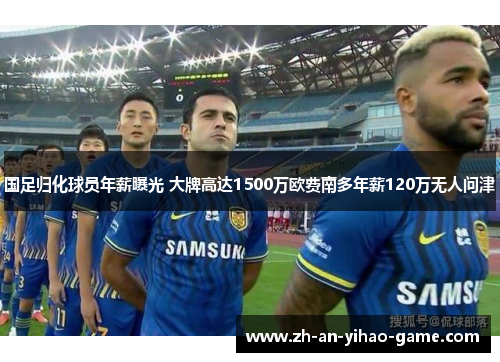 国足归化球员年薪曝光 大牌高达1500万欧费南多年薪120万无人问津 国足归化球员年薪曝光 大牌高达1500万欧费南多年薪120万无人问津