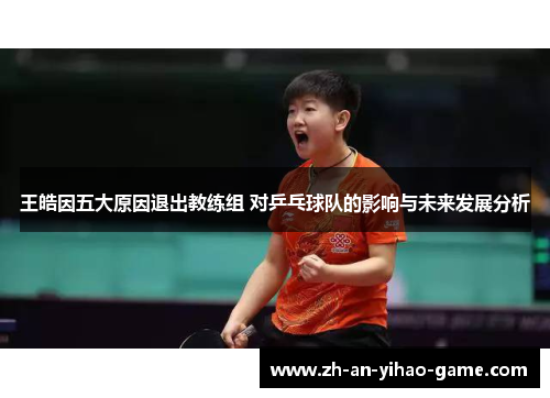 王皓因五大原因退出教练组 对乒乓球队的影响与未来发展分析