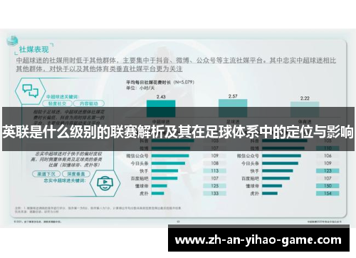 英联是什么级别的联赛解析及其在足球体系中的定位与影响